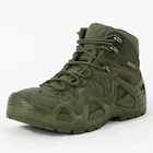 Мужские военные ботинки Topfight, зеленые ботинки средней длины, тактические боевые походные ботинки, водонепроницаемая теплая армейская зимняя обувь, ботильоны, размеры 39-45