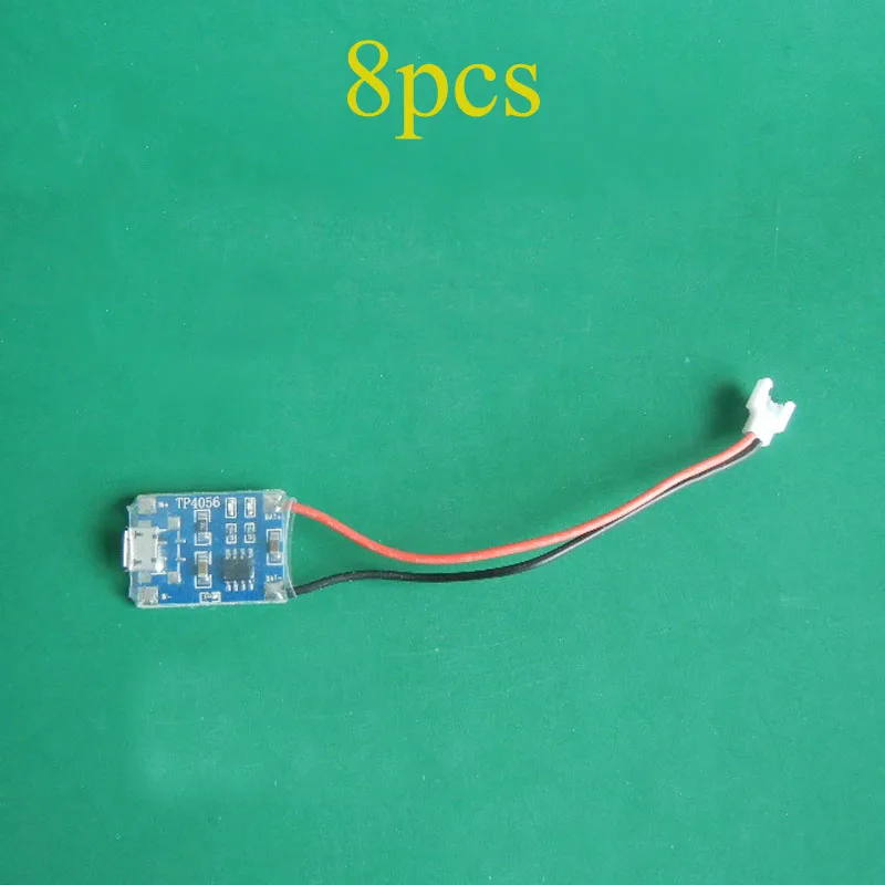 8 шт. миниатюрное зарядное устройство для радиоуправляемой модели самолета 3 7 В 400