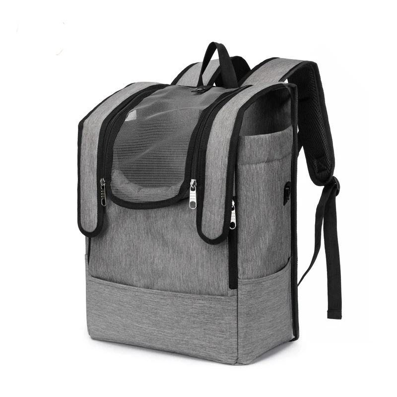 Sac De Transport De Chat Sac A Dos Pour Animaux De Compagnie Respirant Portable Grand Chat Sac De Voyage En Plein Air Sac A Dos Pour Chat Chien Double Epaule Sac A