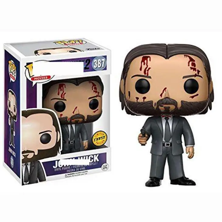 FUNKO POP поступление Джон уик #387 Коллекция Модель игрушки виниловые фигурки Детские