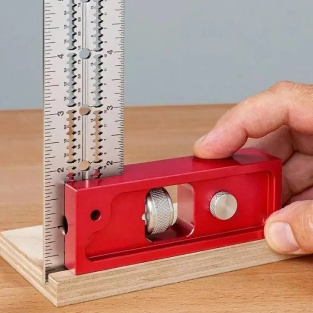 

Ruler Precise Clear Scale Metal Woodworking Adjustable Measuring Ruler for Home