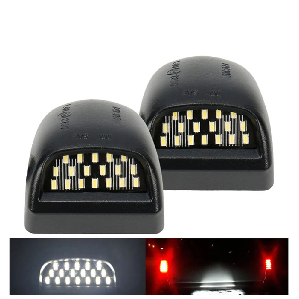 2 шт. Автомобильные светодиодные лампы 12 В для заднего бампера Chevrolet Silverado 1500 2500 GMC