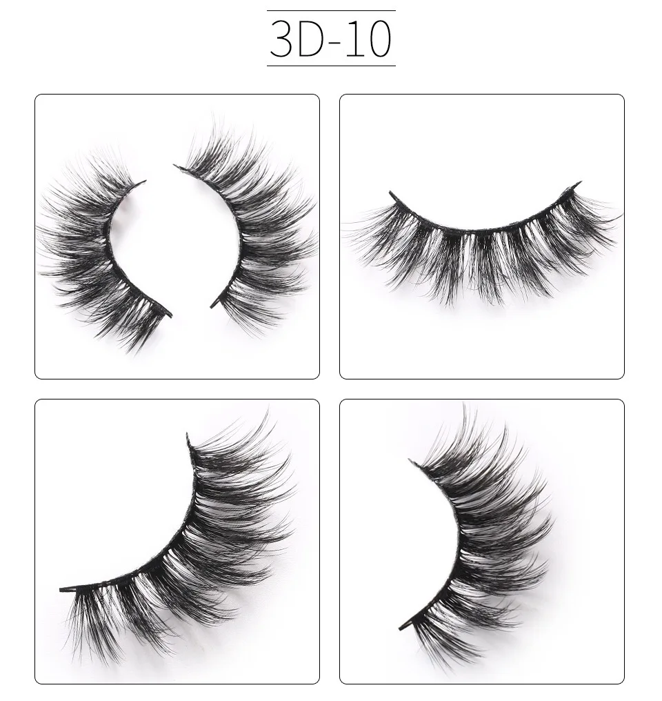 Clotobeauty натуральные накладные ресницы 3D норковые ресницы ручная работа длинные толстые объемные ресницы для наращивания макияжа Eyelashes-3D