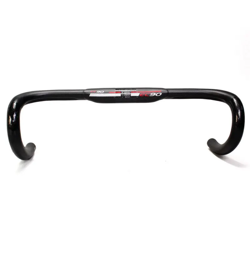 

EC90 Bicycle Carbon Fiber Road Bike Handlebar 3K Drop Handle Bars Bent Bar Racing Handlebar 400/420/440mm Bike Handlebar