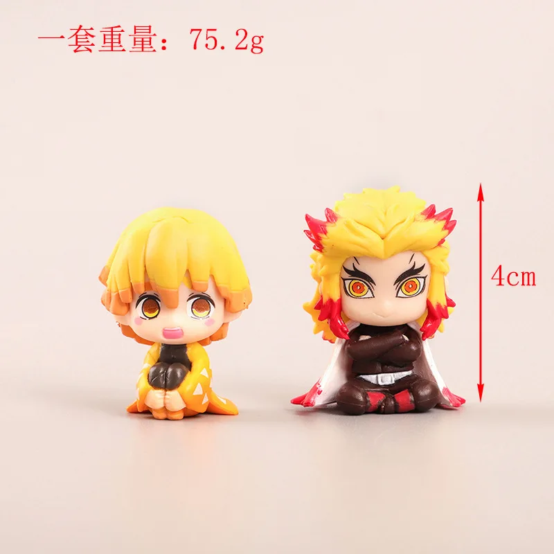5pcs/lot Anime Demon Slayer:Kimetsu No Yaiba Kamado Cute PVC Action Figure Toys | Игрушки и хобби