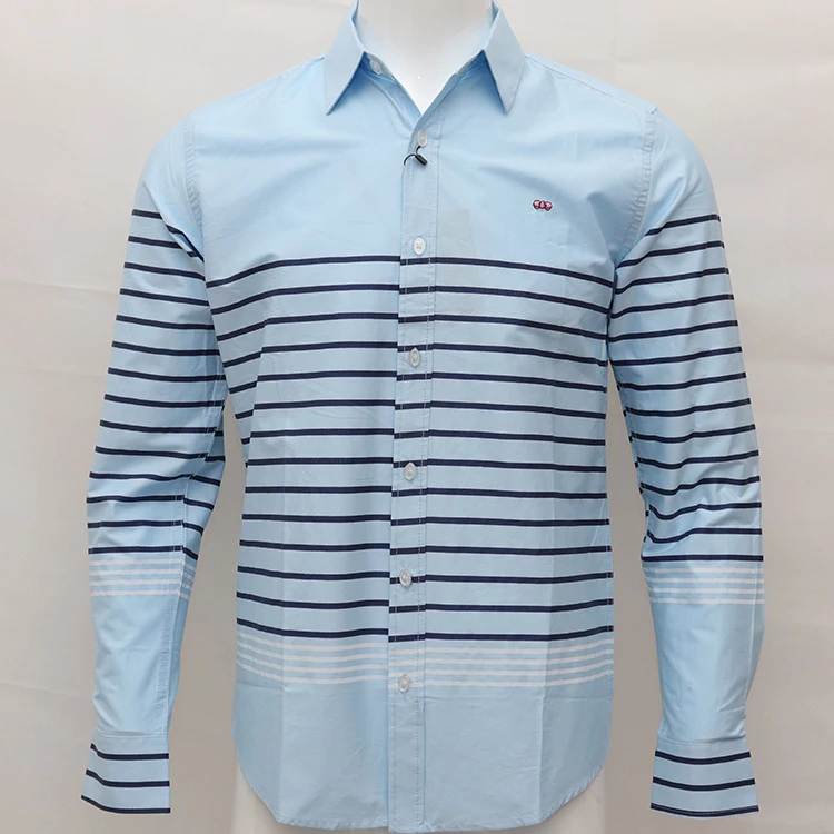 Мужская рубашка с вышивкой camisa masculina хлопковая длинным рукавом для