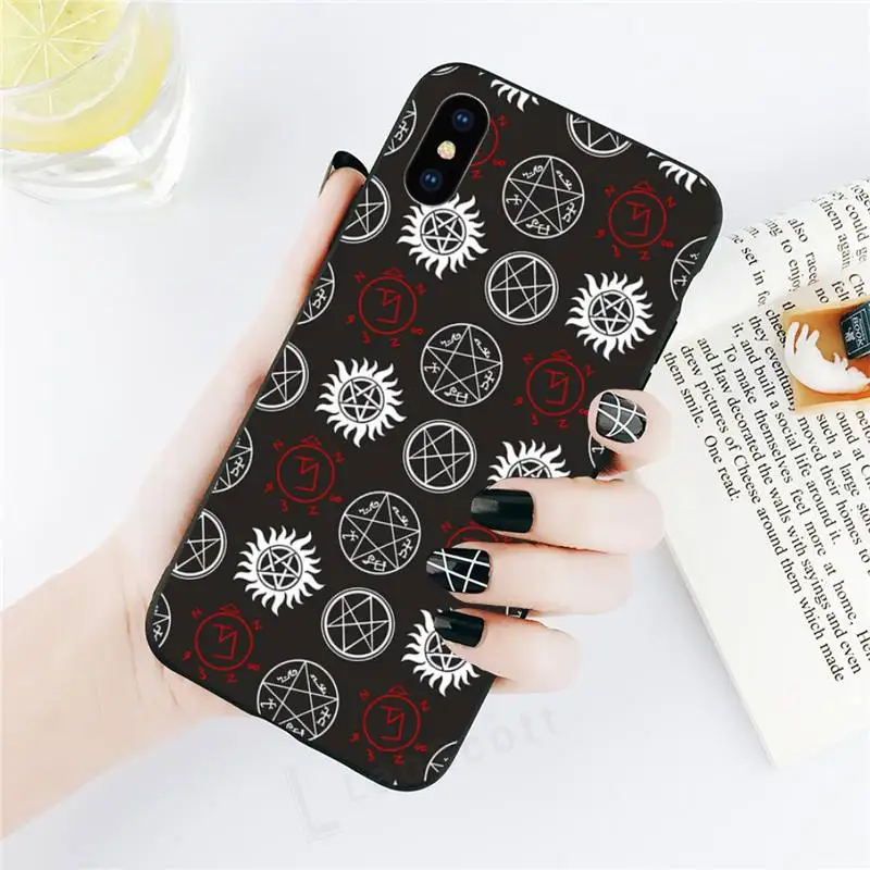 

supernatural American TV series Phone Case for iPhone 11 12 pro XS MAX 8 7 6 6S Plus X 5S SE 2020 XR