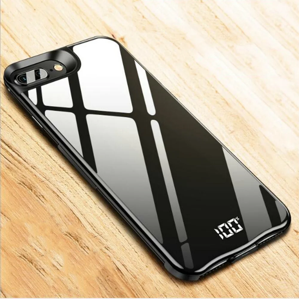 Чехол для аккумулятора для iphone XS Max XR 5000/8000/6000 мАч, внешний аккумулятор, чехол для iphone 6, 6s, 7, 8 Plus, чехол для зарядного устройства