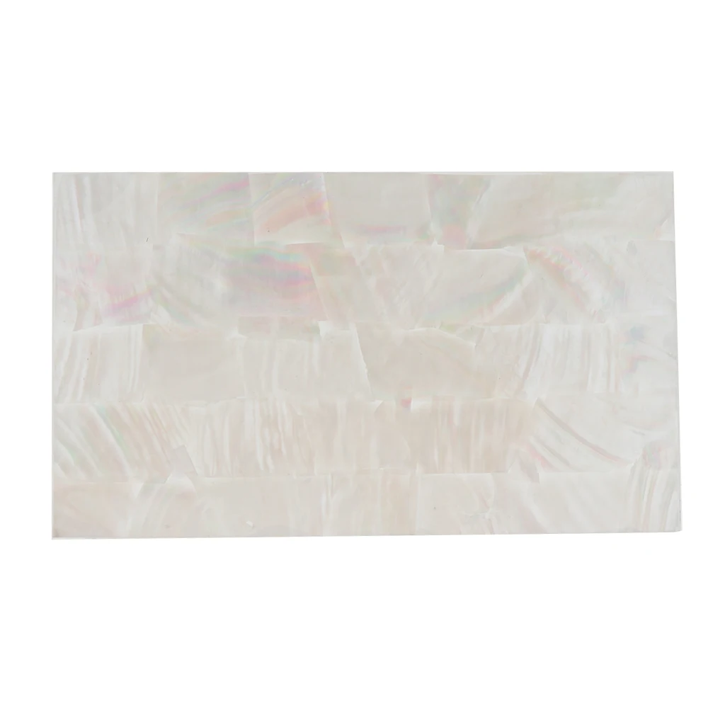 

1 Piece White Shell Guitar Head Veneer Headplate For Guitar DIY Part