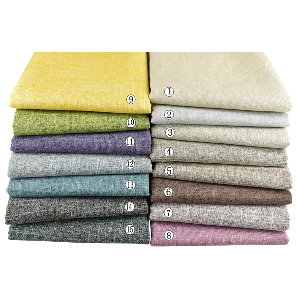 DwaIngY однотонная серия хлопчатобумажная льняная ткань для рукоделия шитья