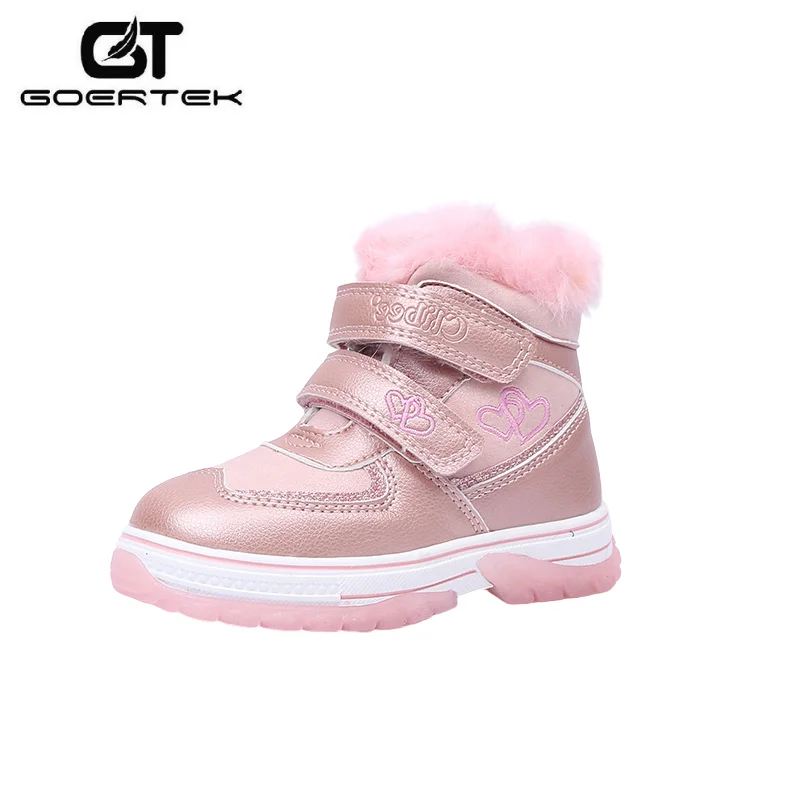 GT 2020 новые модные теплые зимние ботинки для девочек с плюшевой подкладкой