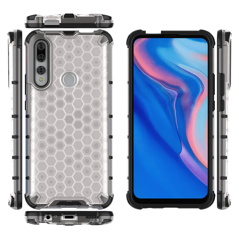 Для huawei Y9 Prime 2019 чехол с сотовым узором противоударный жесткий для Y6 Y7 Nova 6 SE 3i
