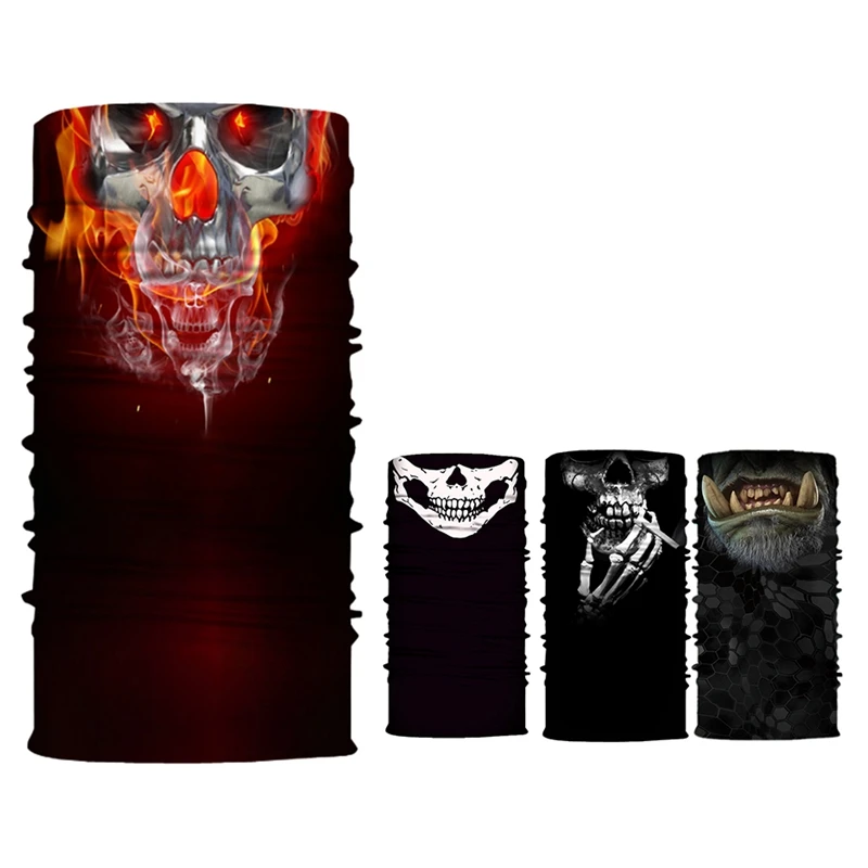 

Motorcycle Riding Gaiter Face Mask Neck Gaiter Face Mask for Men Women for Fishing Hiking Running 3D Styling (10Pcs)