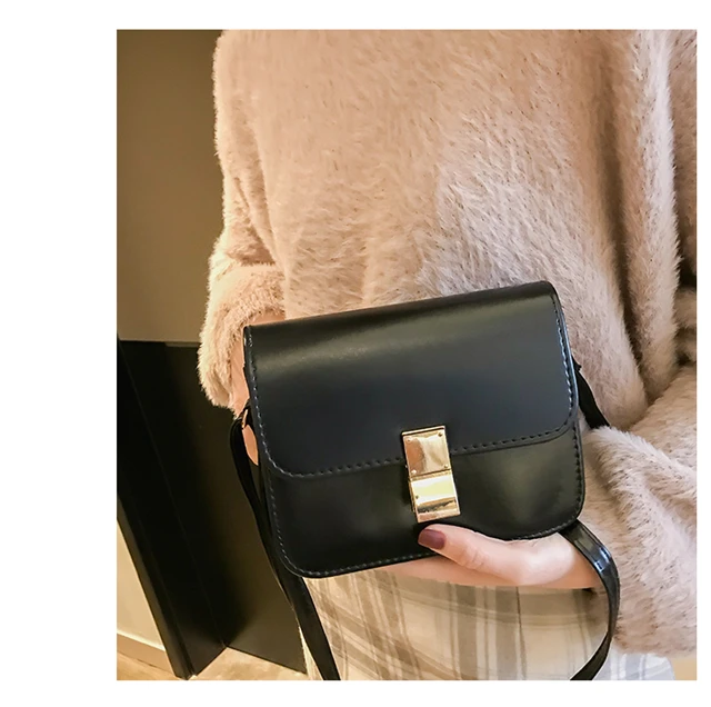 Luxury Handbags Women Bags Designer Leather Women's Shoulder Bag Vintage Messenger Small Squre | Багаж и сумки