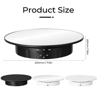 360 degree photography round auto rotating remote automatically turntable jewelry display stand base for photo studio shooting