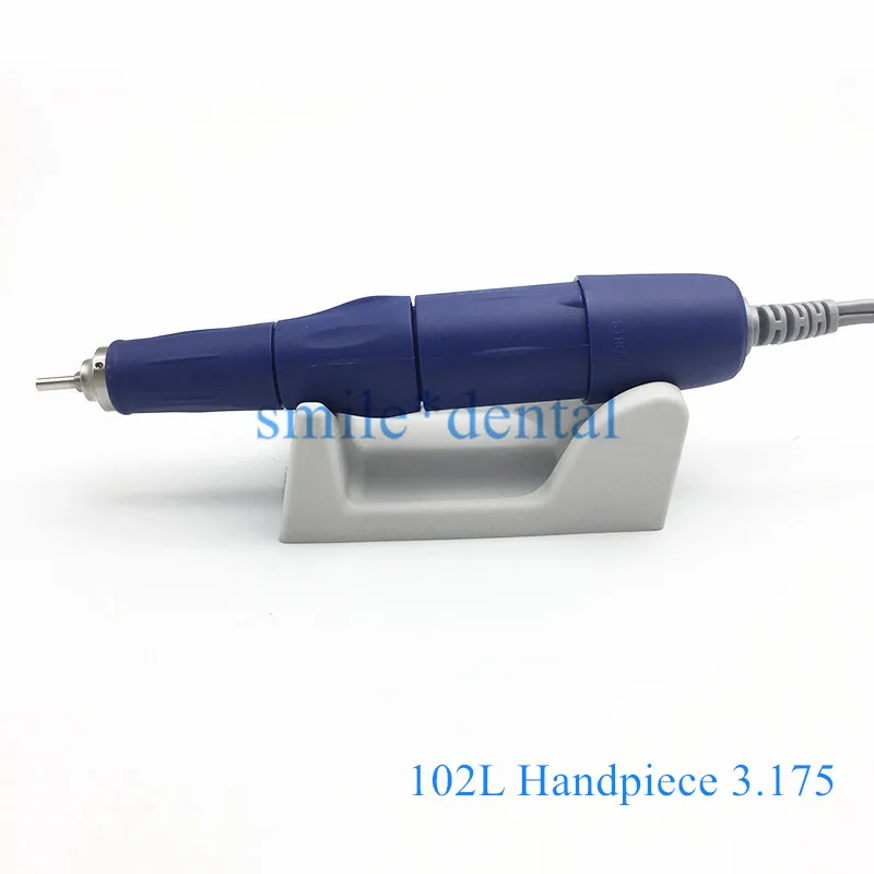 102L Handpiece 3.175 35000 об/мин сильный 210 микромотор Стоматологическая Лаборатория Микро Мотор 102L наконечник электрический ногтей дрель машина - Цвет: 102L Handpiece 3.175