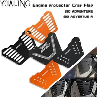 for 890 adventure r s 2020 2021 motorcycle cnc aluminum engine guard cover and protector crap flap 890 adv r 890 adv s