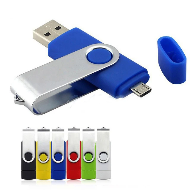 

OTG USB Flash Drive 64gb 32gb Pen Drive 8gb 16gb USB 2.0 Pendrive 128g USB Stick Flash Drive for Android Smartphone custom logo