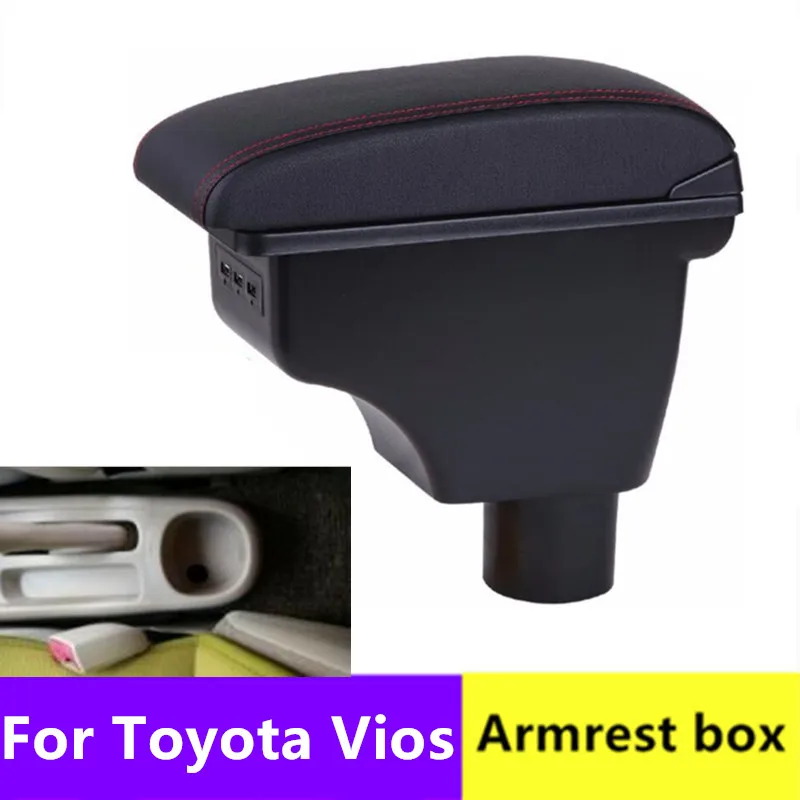 Двухслойная коробка для хранения центральной консоли Toyota Yaris L Sedan Vios 2002-2008