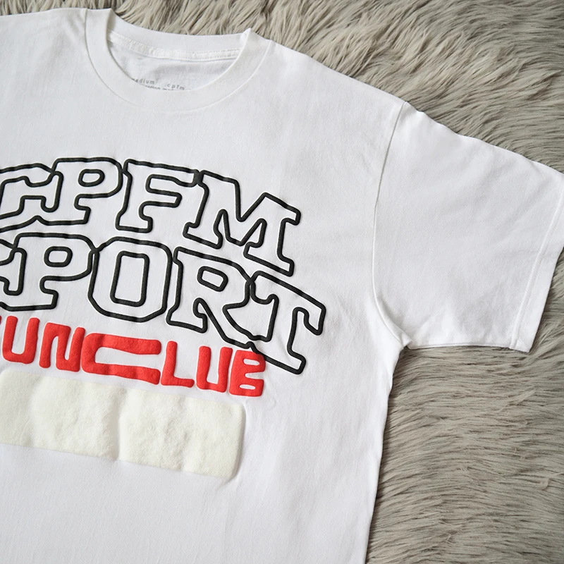 Футболка CPFM.XYZ 2021ss для мужчин и женщин тенниска в уличном стиле лучшее качество