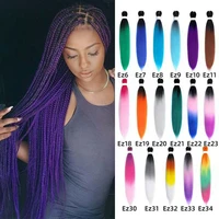 clong jumbo braids hair kanekalon 24 inch color braiding synthetic hair extensions braid hair for 36 colors heat resistant fiber