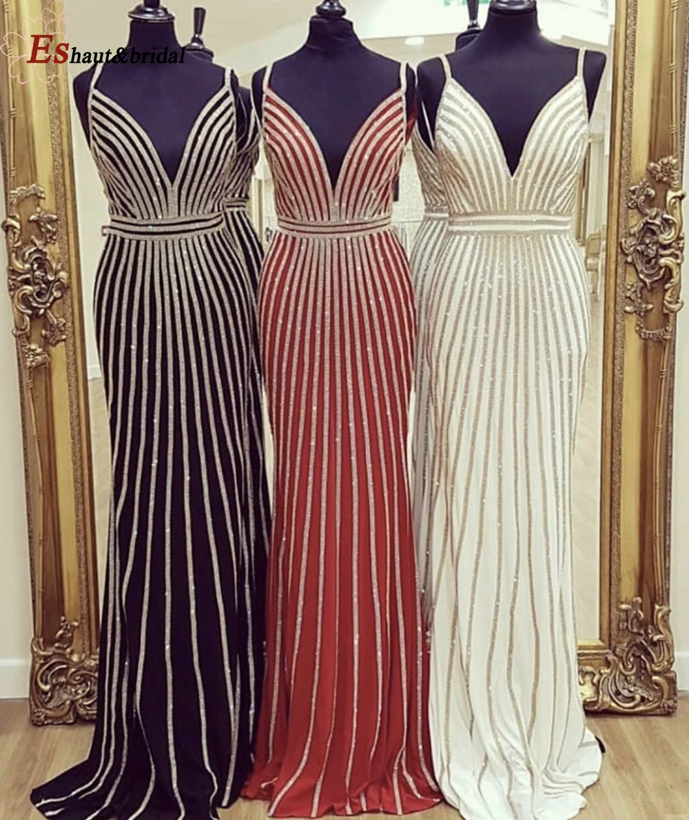 2020 Спагетти ремень со стразами русалка блеск выпускное платье цвета Бургунди