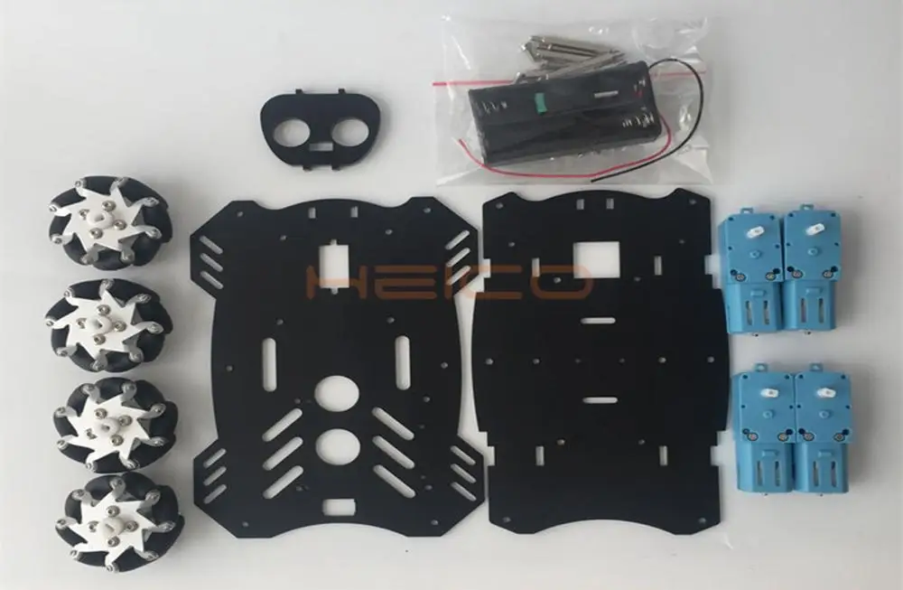 4WD Mecanum колесо робот шасси автомобиля всенаправленное с мотором TT для Arduino