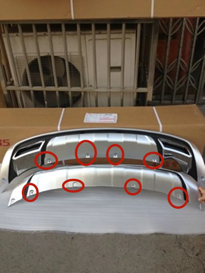 Автомобильные аксессуары ABS хромированный Передний Задний бампер крепежный винт