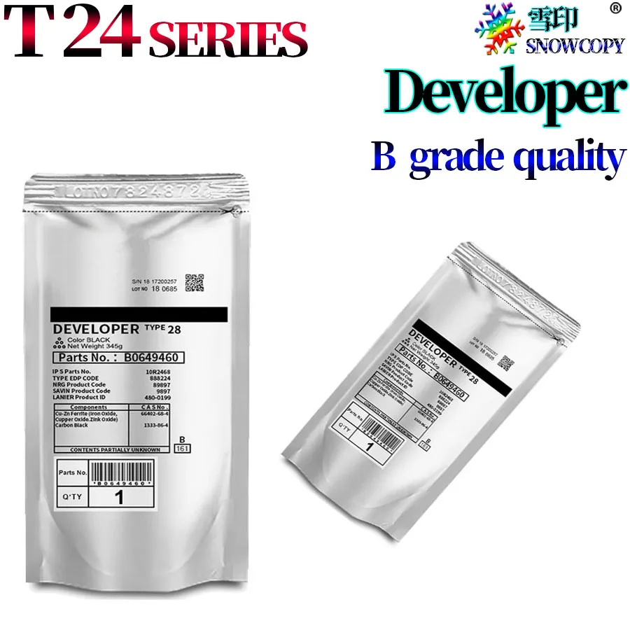 

Developer For Use in Ricoh MP 1075 2075 7500 7501 7502 7503 7001 8000 8001 6503 6001 9001 9002 7000 9003 type 24