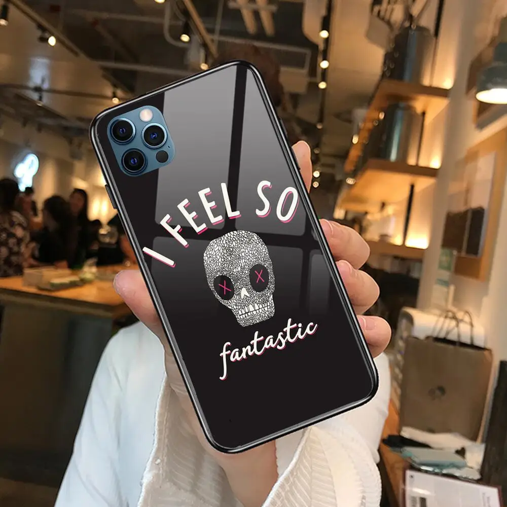

Paris France Luxury brand Anime Phone Case cover For iphone 12 Pro Max 11 8 7 6 S XR PLUS X XS SE 2020 mini black cell shell