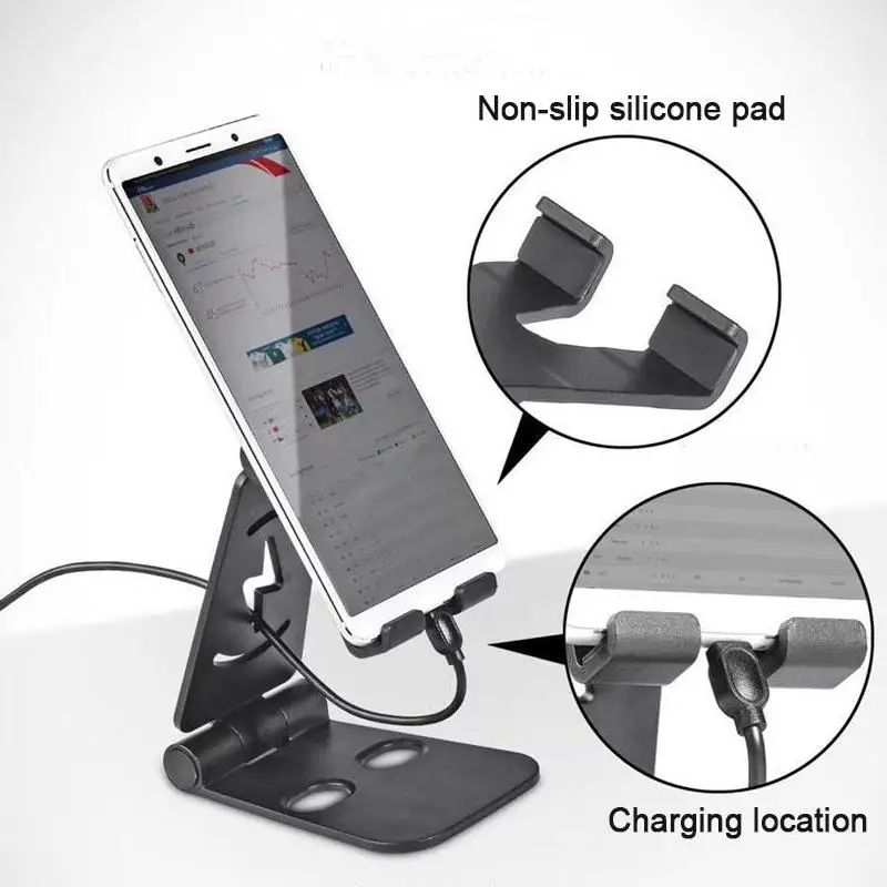 Универсальный пластиковый держатель Kuulee для телефона подставка Складная