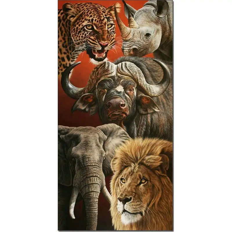 

Diamond Painting Animal Full Square round Drill Diamond Mosaic diamond embroidery sale Cross Stitch Kit Home Decoration