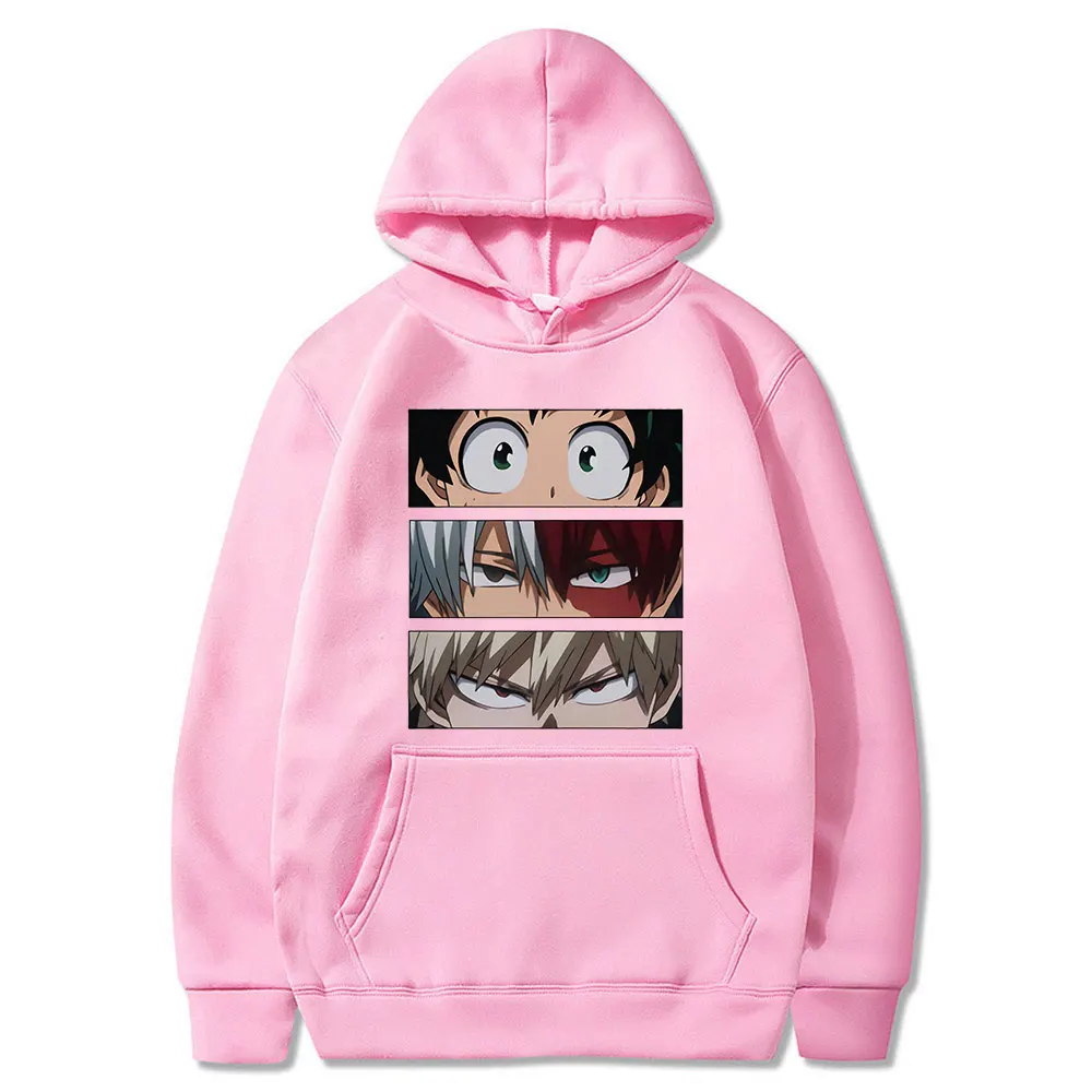 

Men's Solid Color Printing Pullover Hoodie Top Casual Men's 2021 Spring And Autumn Hot Anime Hoodie Top