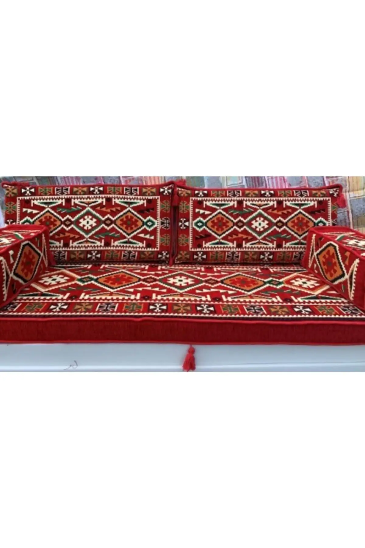 

Sark Corner Set Empty Cover (Without Sponge) Arabic Ottoman Style Majlis Floor Sofa Set Bohemian Living Room