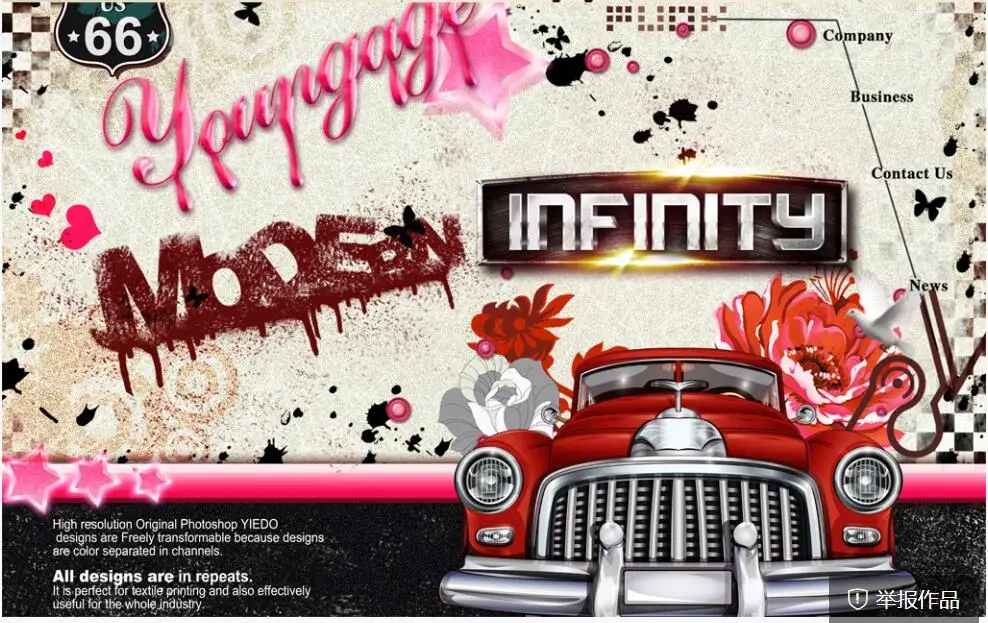 

3d настенная роспись на стену, граффити, классический автомобиль, гостиная, домашний декор, фотообои для стен 3 d