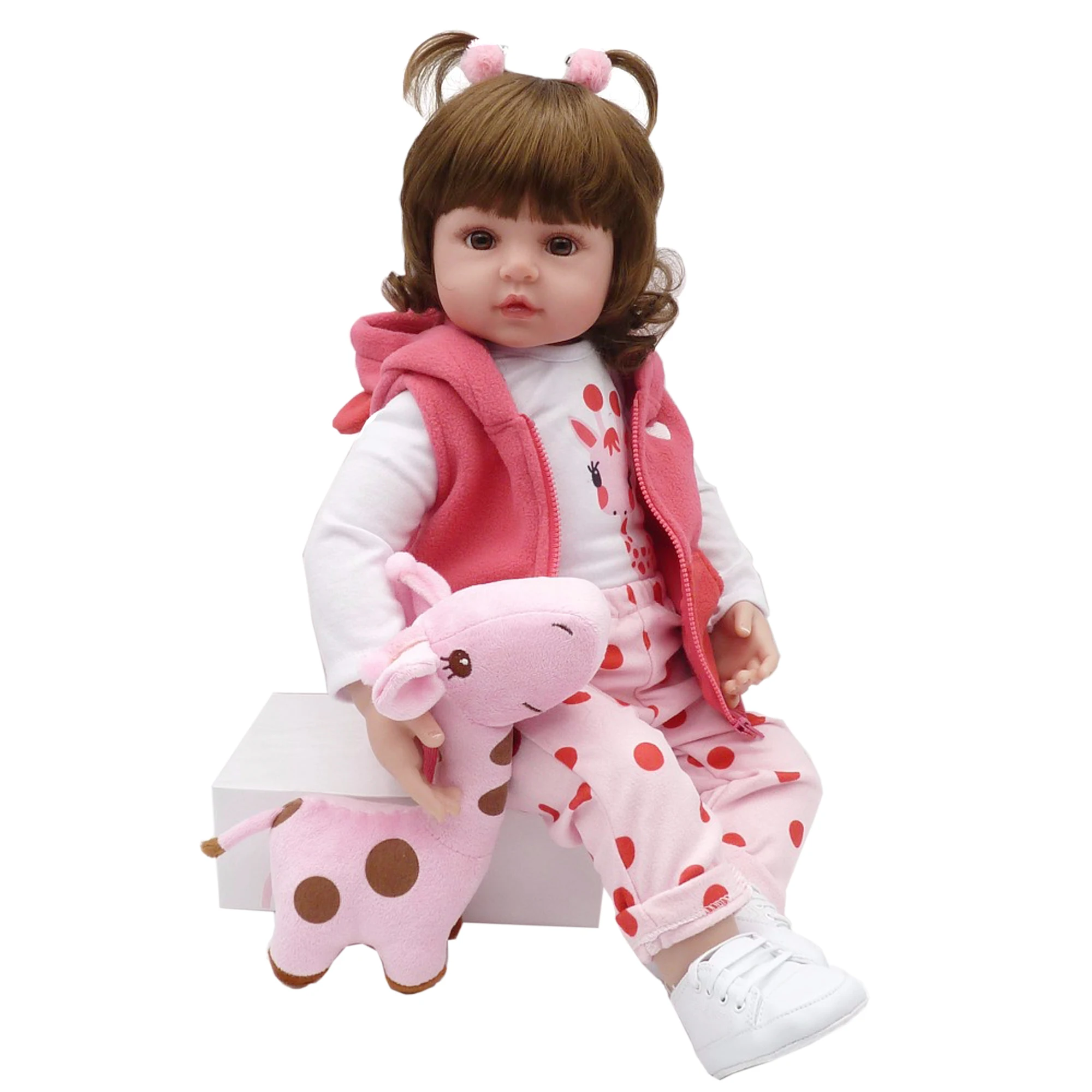 

48cm Soft Silicone Reborn Baby Doll Toys Like Alive Bebe Princess Babies Birthday Gift Fashion Birthday Present Girls Bonecas