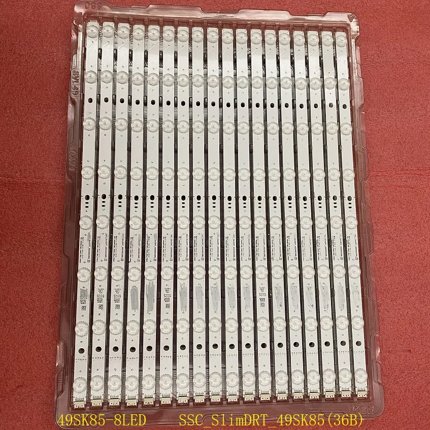 18pcs/set LED Backlight strip For LG 49SM9000PLA 49SK8500PL 49SK85-8LED SSC_SlimDRT_49SK85(36B) HC490DQ8-SLUA1-214X EAJ64449101 - купить по