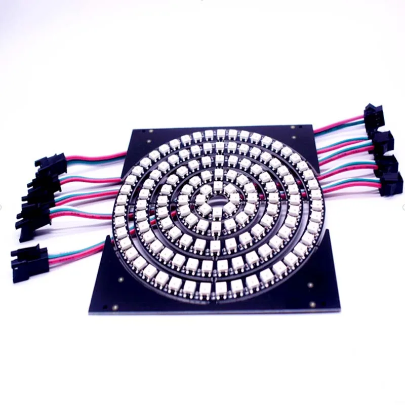 Цифровой светодиодный Rgb-кольцо Ws2812b 5 в постоянного тока WS2812b 1/8/16/24/35/45/128