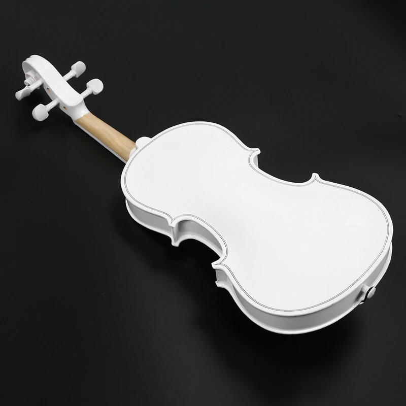 

Student Violin 4/4 Full Size Violin Violin Set Child Beginner White Violin