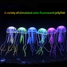 Искусственная аквариумная медуза, украшение, светящийся эффект, аквариумное украшение для аквариума, товары для водных питомцев, домашние аксессуары