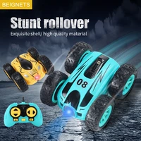 remote control car toy tumbing stunt racing rc car high speed double sided driving 360 degree rotation four wheel drive with usb
