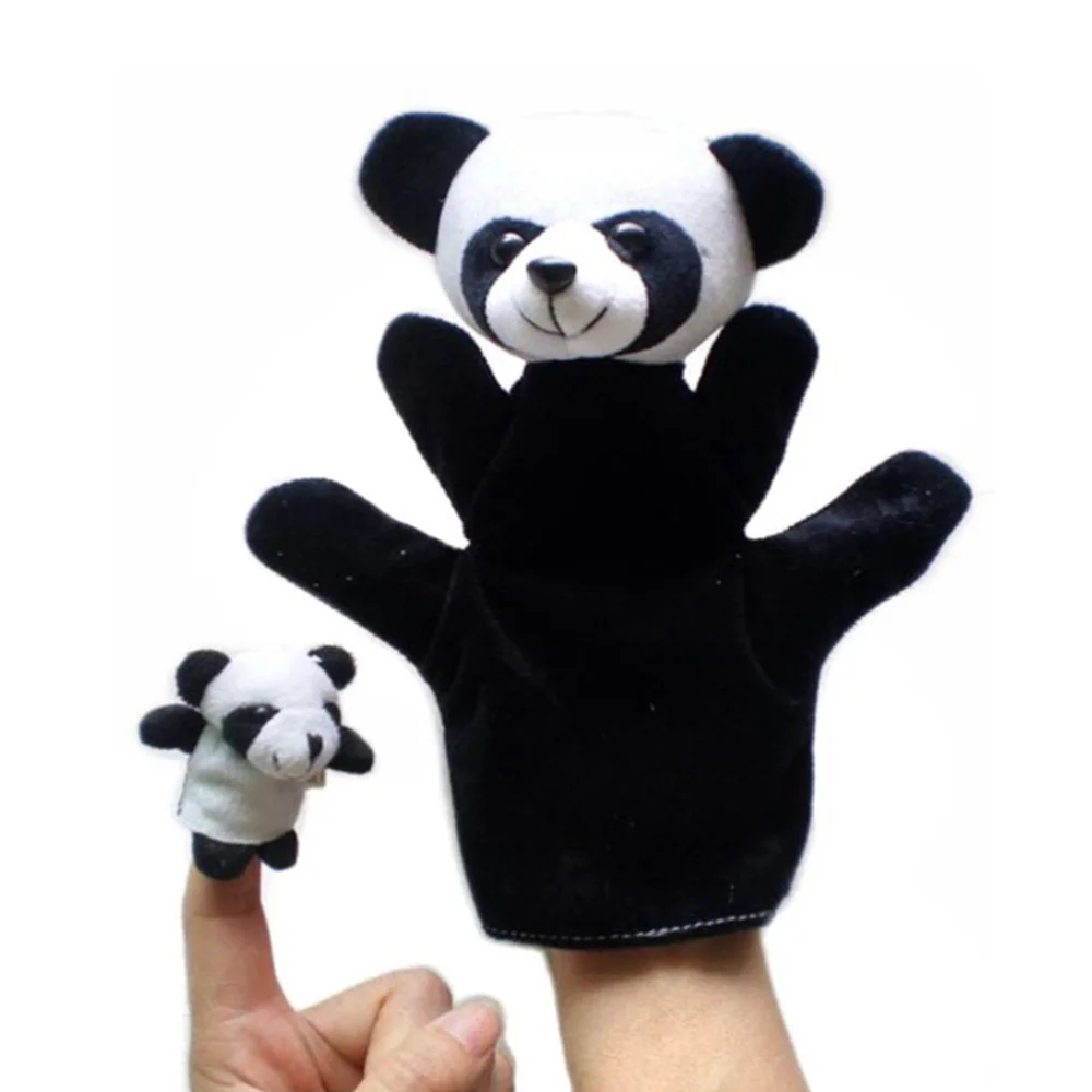 

6 Pcs Hand Puppets Baby Toys Plush Hand Puppets Animal Style Cartoon Hand Puppets Story Props For Children