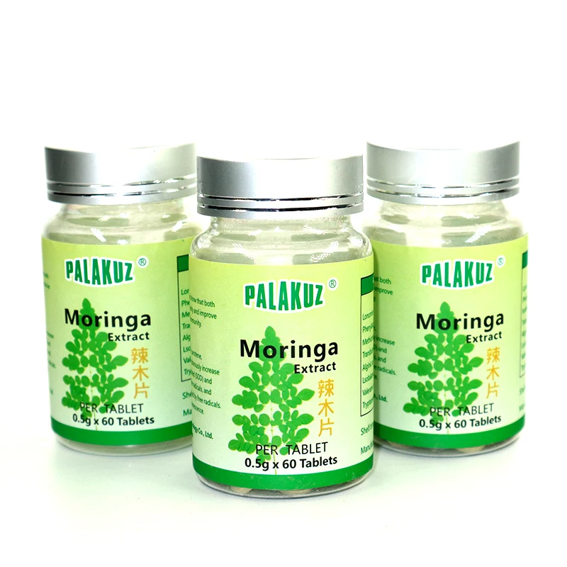 

3 Bottles,Natural Moringa leaf Tablet,horseradishtreeleaves Moringa Extract for lower blood lipids,Health care for men & women.