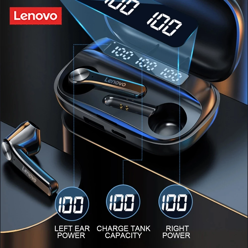 Lenovo QT81 Wireless Headphones Original Bluetooth Earphones Touch Control TWS Waterproof Earbud Earpieces For Oppo Redmi Iphone |