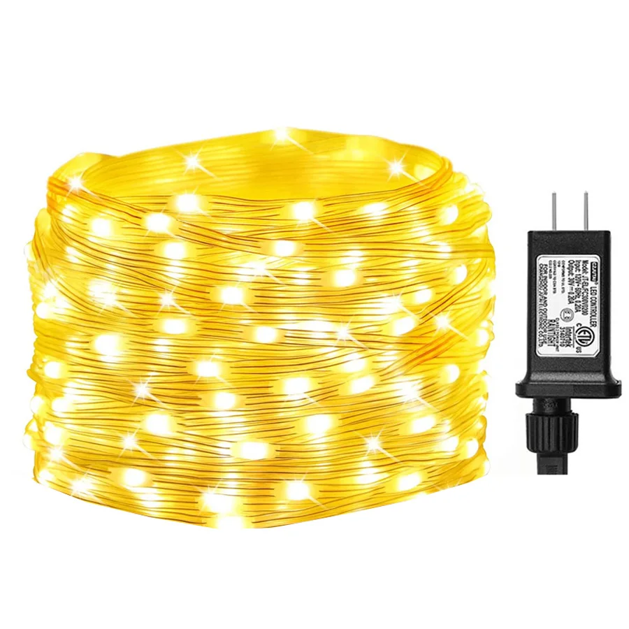 

500/1000 LED Rope String Light Waterproof PVC Copper Wire Tube Fairy Light Garland Christmas Light for Garden Path Tree Decor