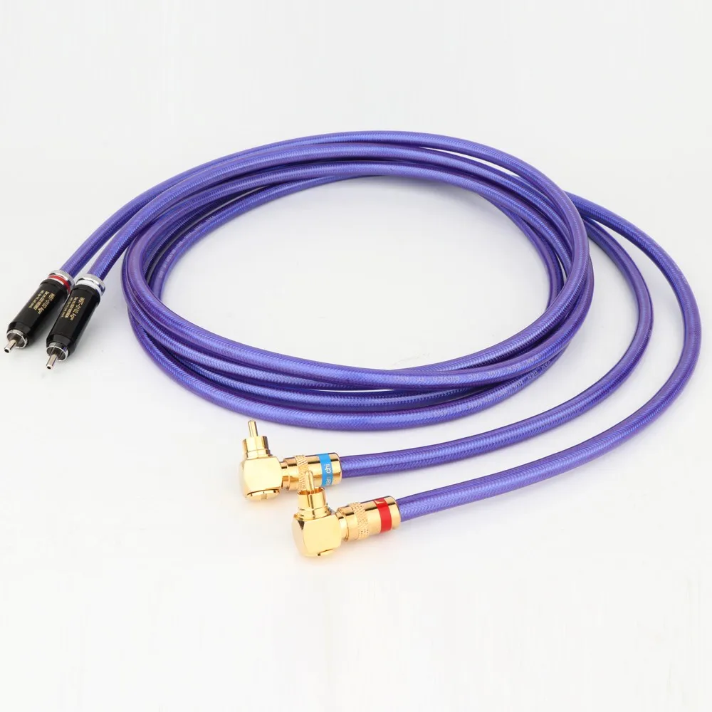 Высококачественный кабель для подключения аудио Van den Hul MC-SILVER IT 65 RCA с 24-каратным
