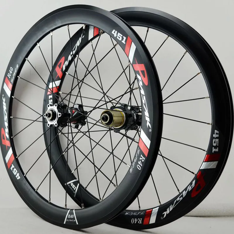 20 Inch 406 bicycle wheel set 20*1-1/8 1-3/8 22 inch 451 disc brake wheelset 7-12 speed 6 nail cassette flywheel 100*135mm | Спорт и