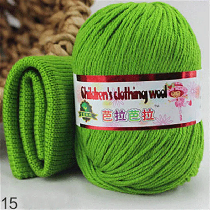 15 8pcs 8 шт. coton пряжа для ручного вязания, шелковая пряжа fio de malha lana trico - Цвет: 15 8pcs