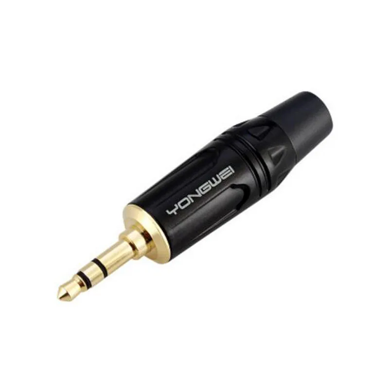 Высококачественный аудиоразъем 3 5 мм позолоченный адаптер для наушников сделай