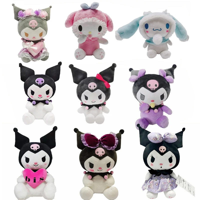 

Игрушка плюшевая Kuromi Cinnamoroll для детей, 20-30 см